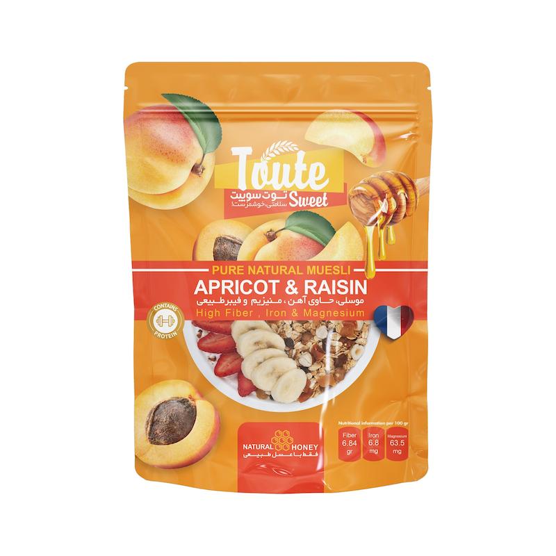 موسلی زردآلو 350گرم