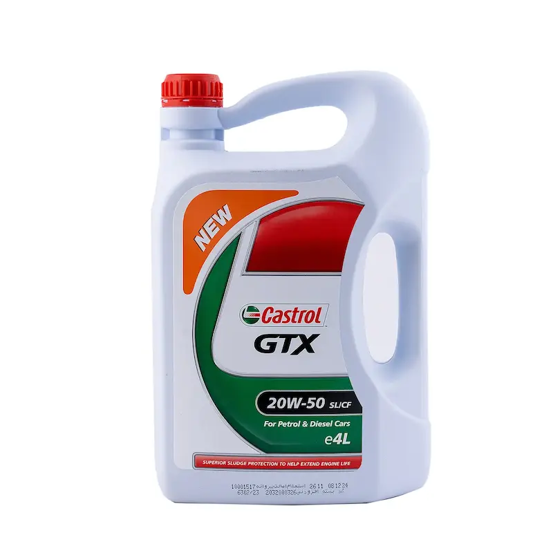 روغن موتور کاسترول مدل  SL/CF 20W50 GTX حجم 4 لیتر