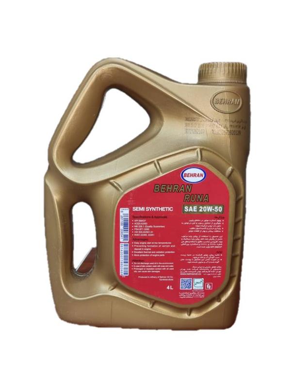 روغن موتور خودرو بهران رانا SM/CF 20W50 حجم 4 لیتر
