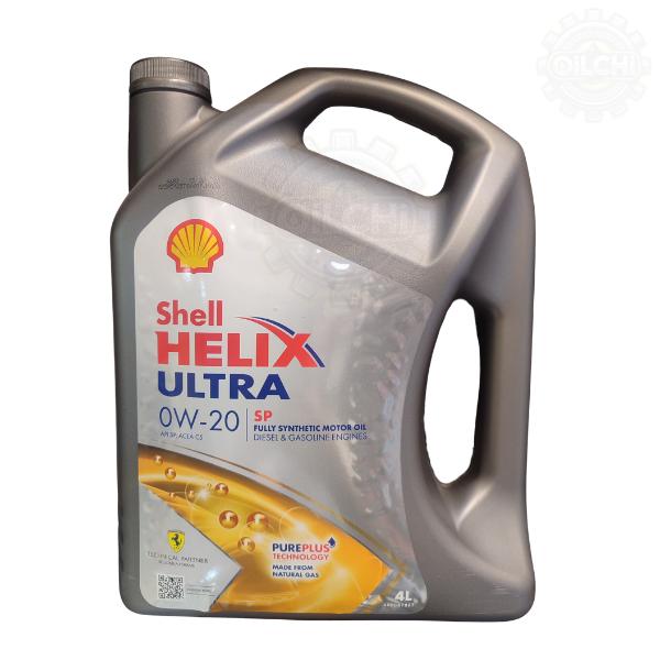 روغن موتور شل هلیکس SP 0W20 HELIX ULTRA حجم 4 لیتر
