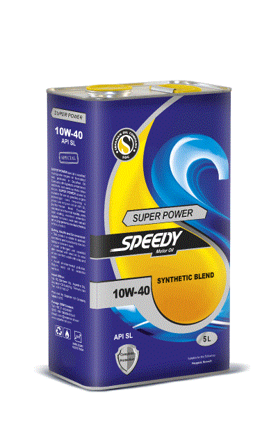 روغن موتور اسپیدی سوپر پاور مدل Super Power 10W-40 حجم 4 لیتر