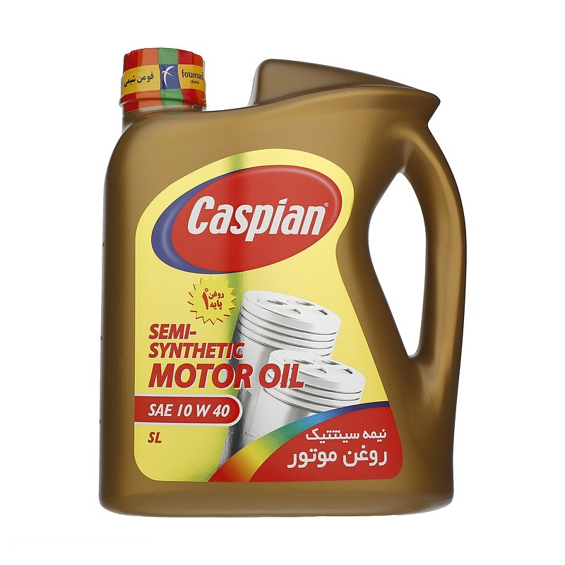 روغن موتور کاسپین مدل 10W-40 SL حجم 4 لیتر