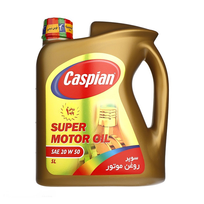 روغن موتور خودرو کاسپین مدل 20W-50 SL حجم 4 لیتر