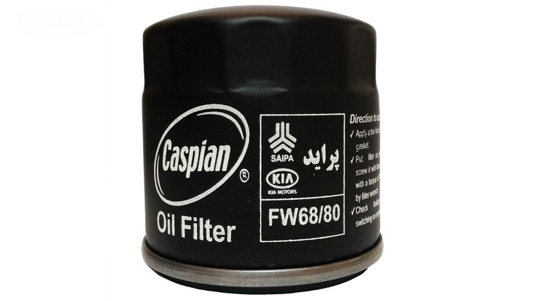 فیلتر روغن  تیبا، مزدا 323، سایپا پراید 141، سایپا پراید 132، پراید صبا، پراید نسیم، پراید مدل FW68/80 برند کاسپین