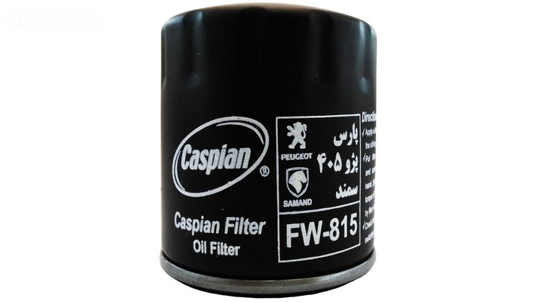 فیلتر روغن پژو 405، پژو پارس، سمند مدل FW-815  برند کاسپین 
