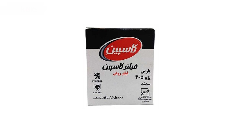 فیلتر روغن پژو 405، پژو پارس، سمند مدل FW-815  برند کاسپین 