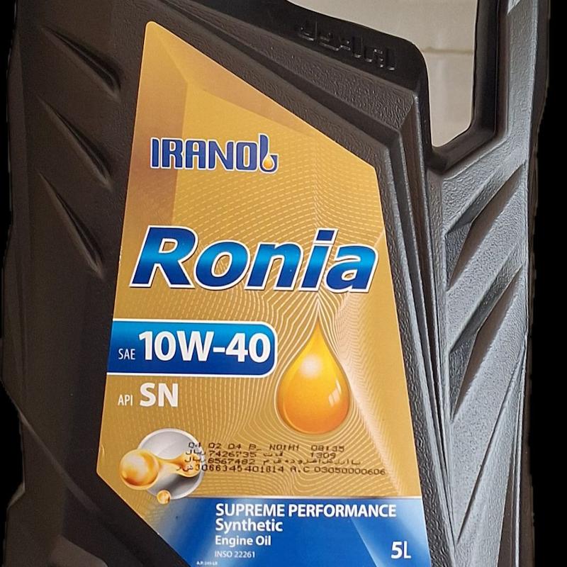 روغن موتور ایرانول مدل رونیا حجم 5 لیتر 10w40 Ronia