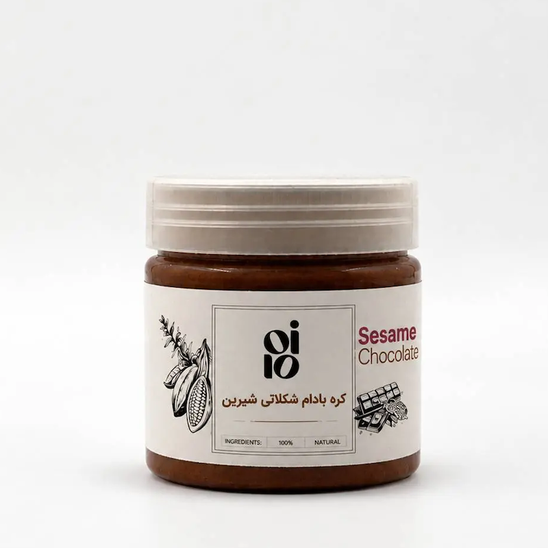 کره بادام شکلات شیرین 