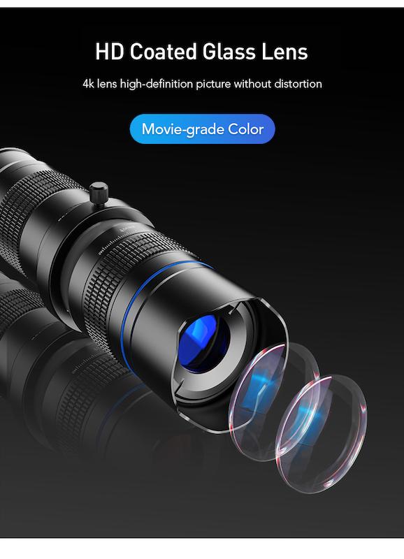 لنز تله زوم Apexel 20X-40X