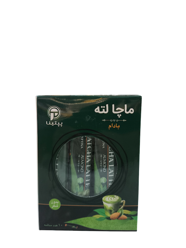 ماچا لته 10 ساشه ای پپتینا با طعم بادام 