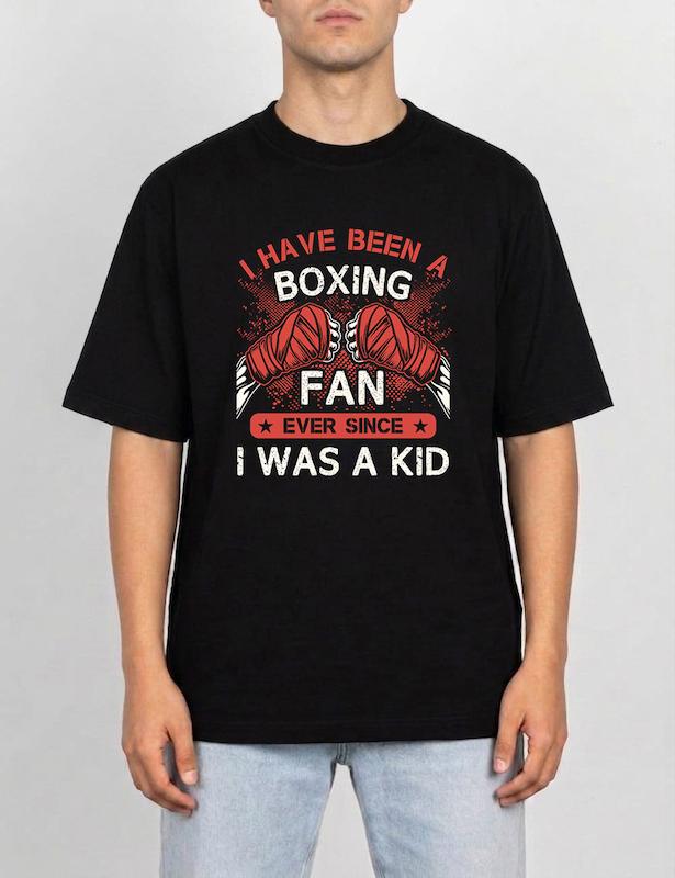 تیشرت بوکس طرح Boxing Fan