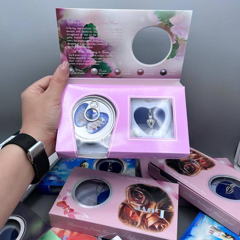 گردنبند مروارید عشق کنسرو صدف