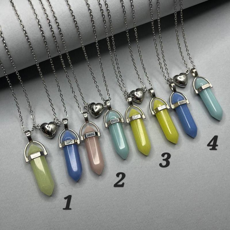 ست گردنبند منشور مگنتی 