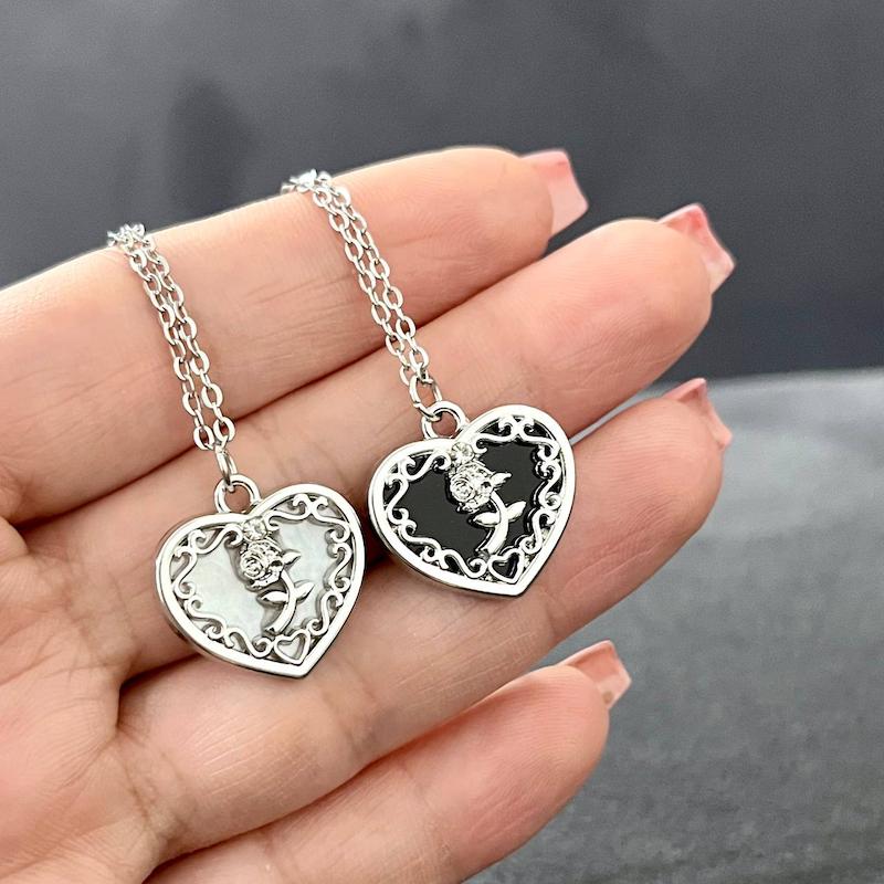 گردنبند سوارسکی قلب