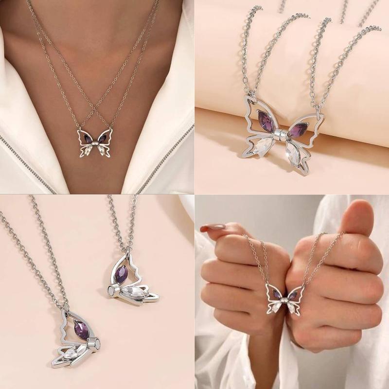 گردنبنددوستی پروانه(پروانه جفتی)