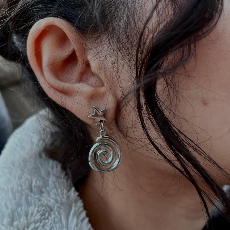 گوشواره اسپیرال گرد