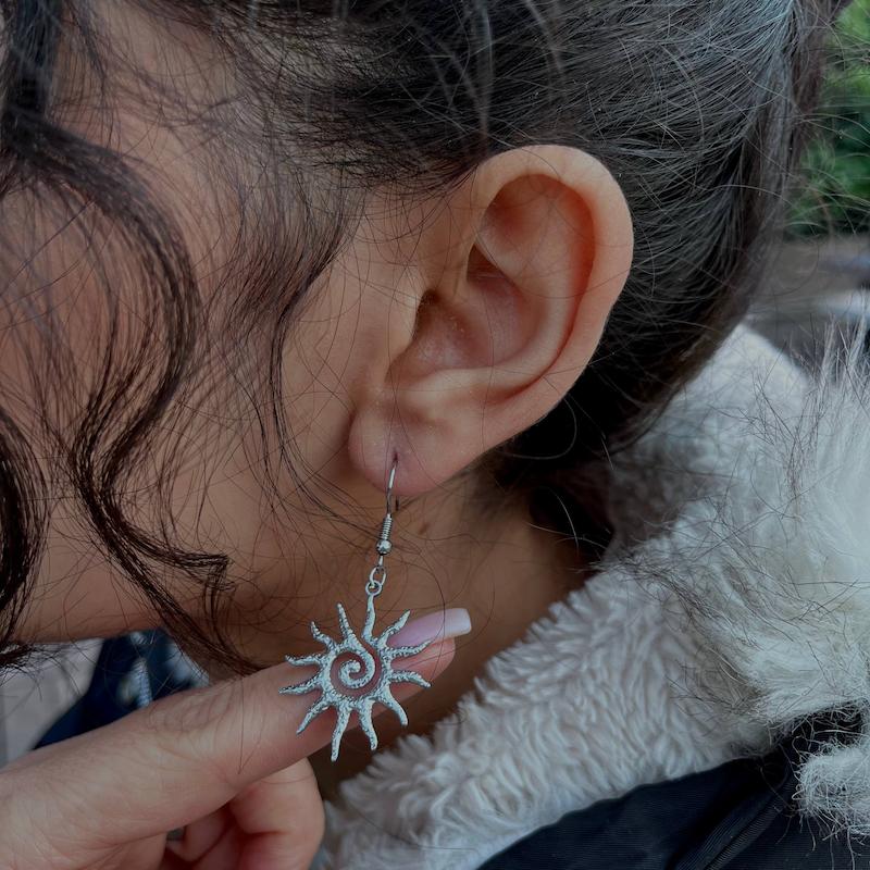 گوشواره خورشید اسپیرال