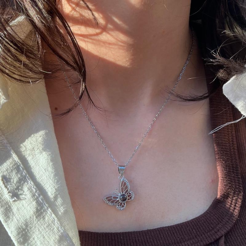گردنبند صدزبان پروانه🦋