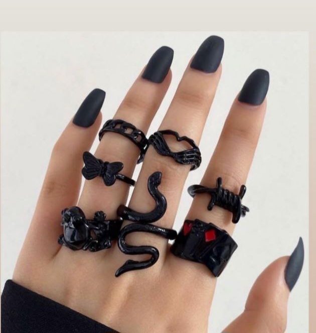 پک انگشتر مشکی