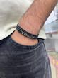 دستبند چرم دولاین