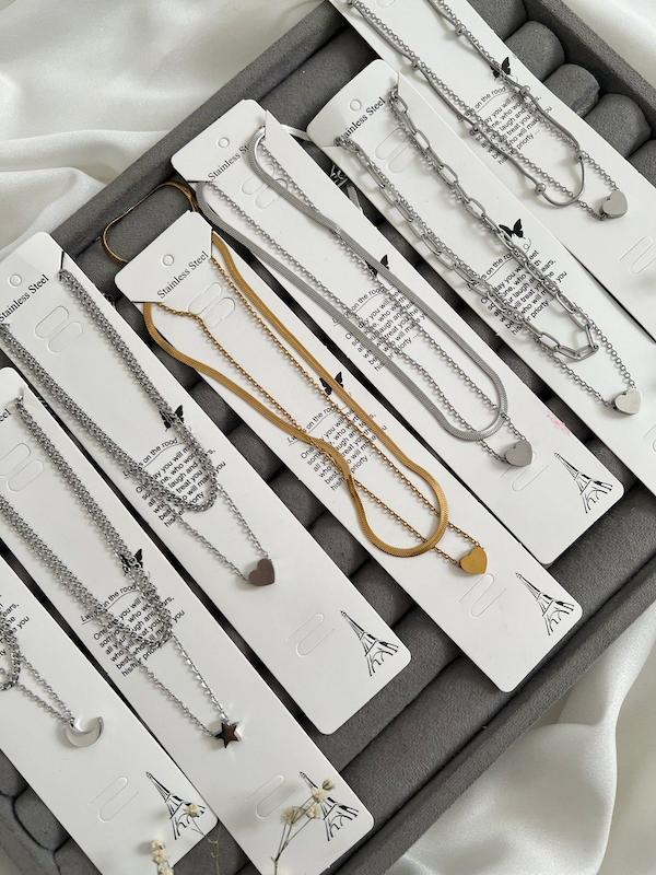 ۷مدل گردنبند دولاین