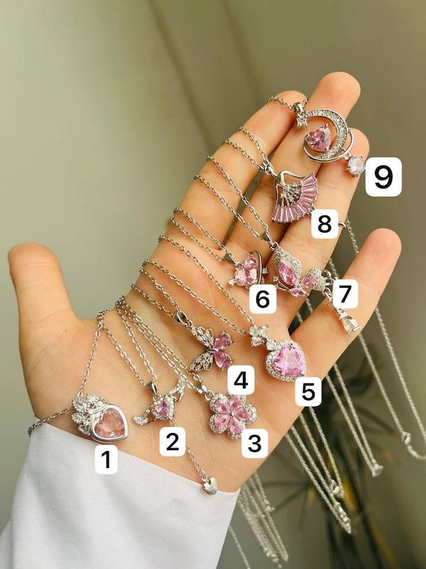 25مدل گردنبند جواهری