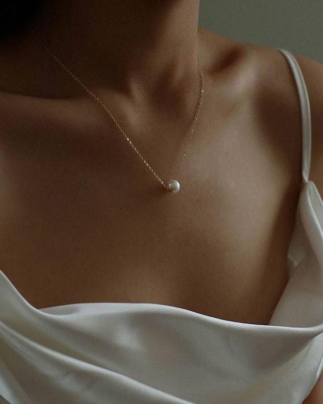 گردنبند  تک مروارید