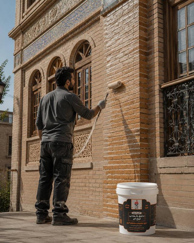 عایق بی رنگ نمای آجری ( پلیمری )