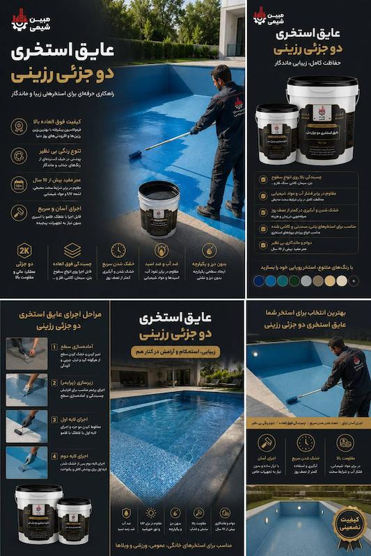 عایق استخر پلیمری