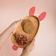 ظروف غذای کودک طرح خرگوش چوب راش برند نیم وود