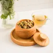 قندان چوبی راش طرح متین برند نیم وود