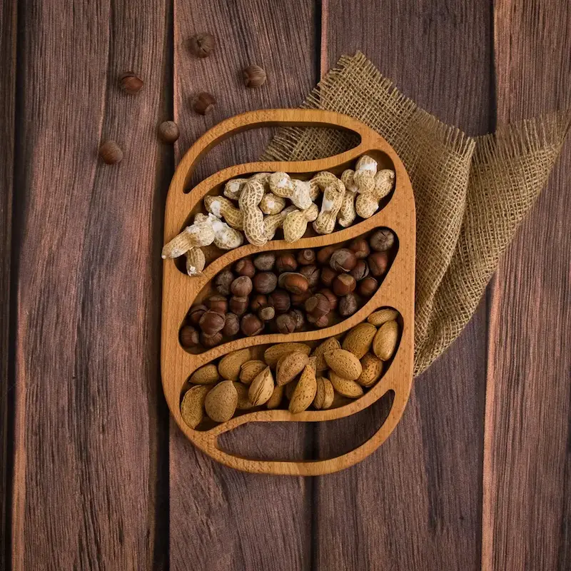 اردوخوری مواج چوبی برند نیم وود
