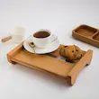 سینی پایه دار چوبی برند نیم وود