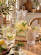 ست پارچ و لیوان شیشه‌ای۵ پارچه پارچ درب‌دار و ۴ لیوان