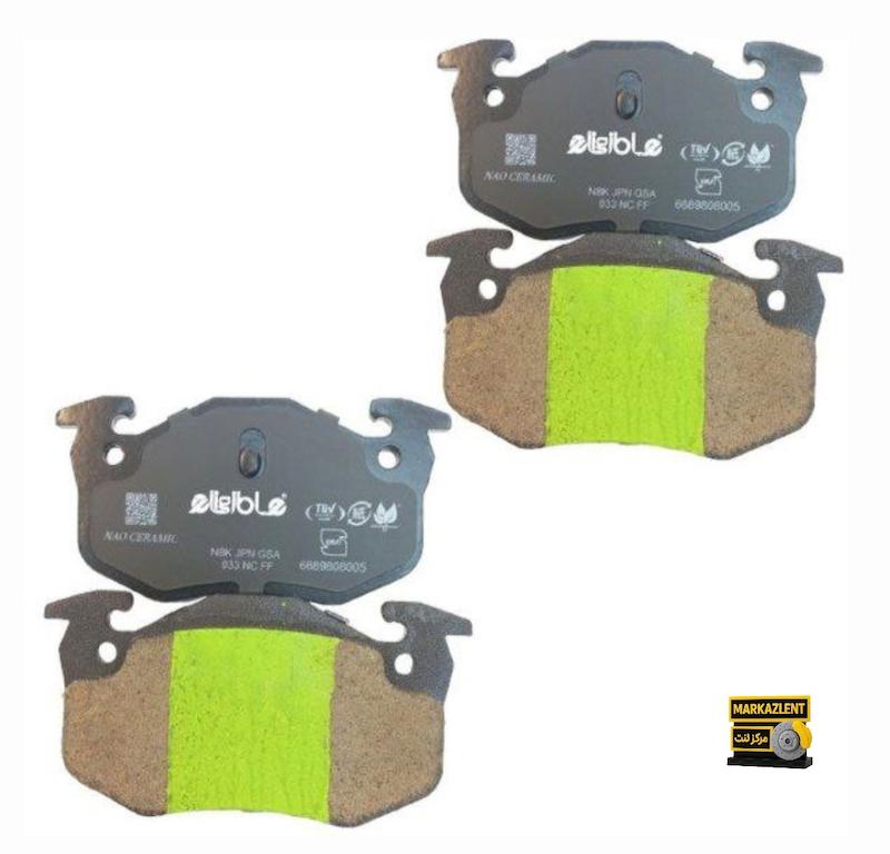 لنت عقب 206،تیپ5و6،برند الیجیبل،کربن سرامیک