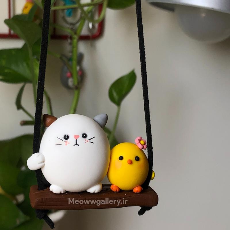 آویز ماشین پیشی و جوجه