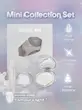 مینی کالکشن کریستال شیگلم رنگ Clear Quartz