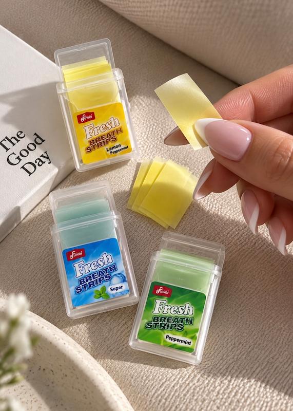 ورق خوشبوکننده دهان Fuwei Fresh Breath Strips – بسته ۲۴ عددی