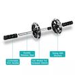 چرخ تمرین شکم مدل AB ROLLER