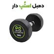 دمبل گرد هشت ضلعی استپ دار  2 عددی برند DHZ 