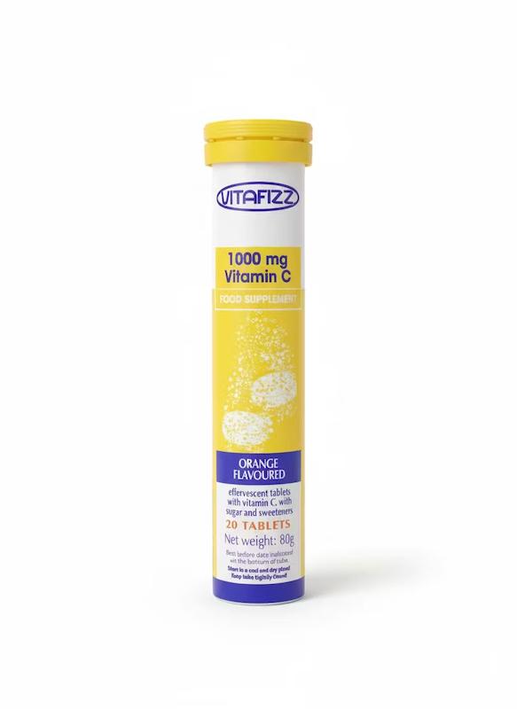 قرص جوشان ویتامین سی20 عددی  ویتافیزآلمان VITAFIZZ Vitamin C 1000 