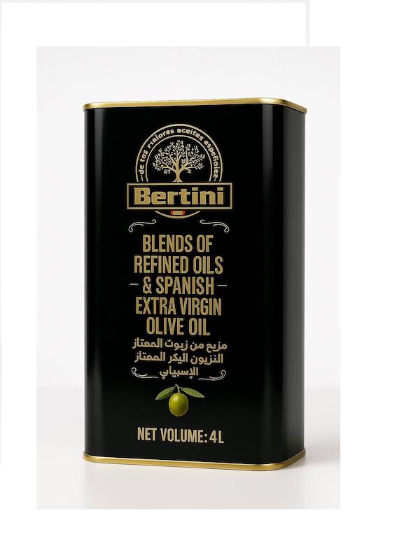 روغن زیتون برتینی فوق بکر4 لیتری اسپانیایی