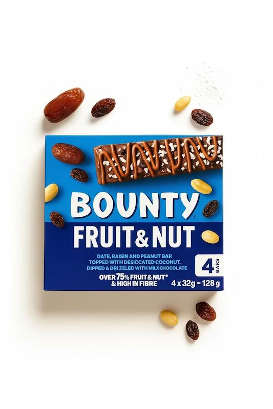 بار انرژی‏ زای بونتی میوه و مغزانگلستان | BOUNTY Fruit & Nut Energy Bar 