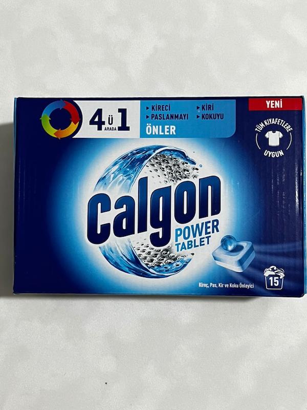 قرص ضد رسوب ماشین لباسشویی 15 عددی کالگون ۴ در ۱ | Calgon Power Tablet 4 in 1