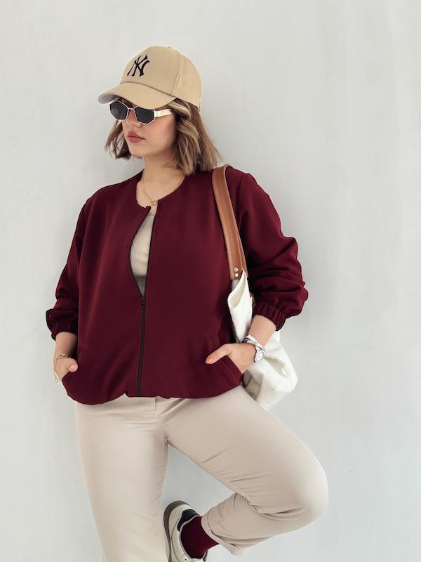 بامبرDark maroon