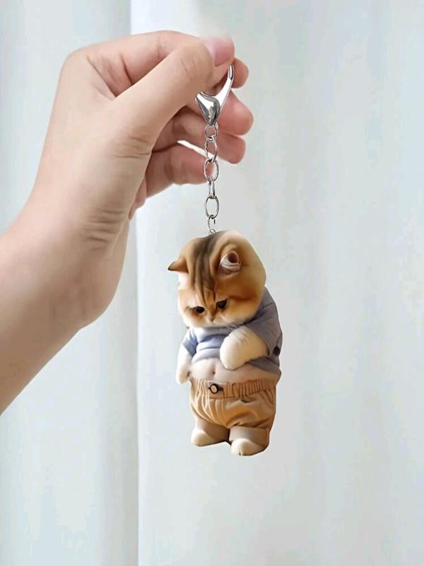 آویز کیف و جاکلیدی پیشی تپلی