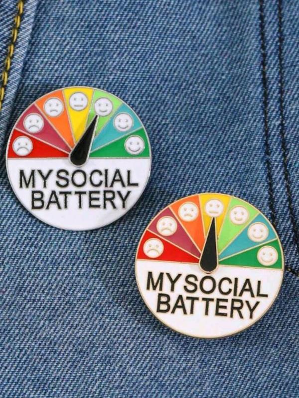 پین سوشال باتری گرد