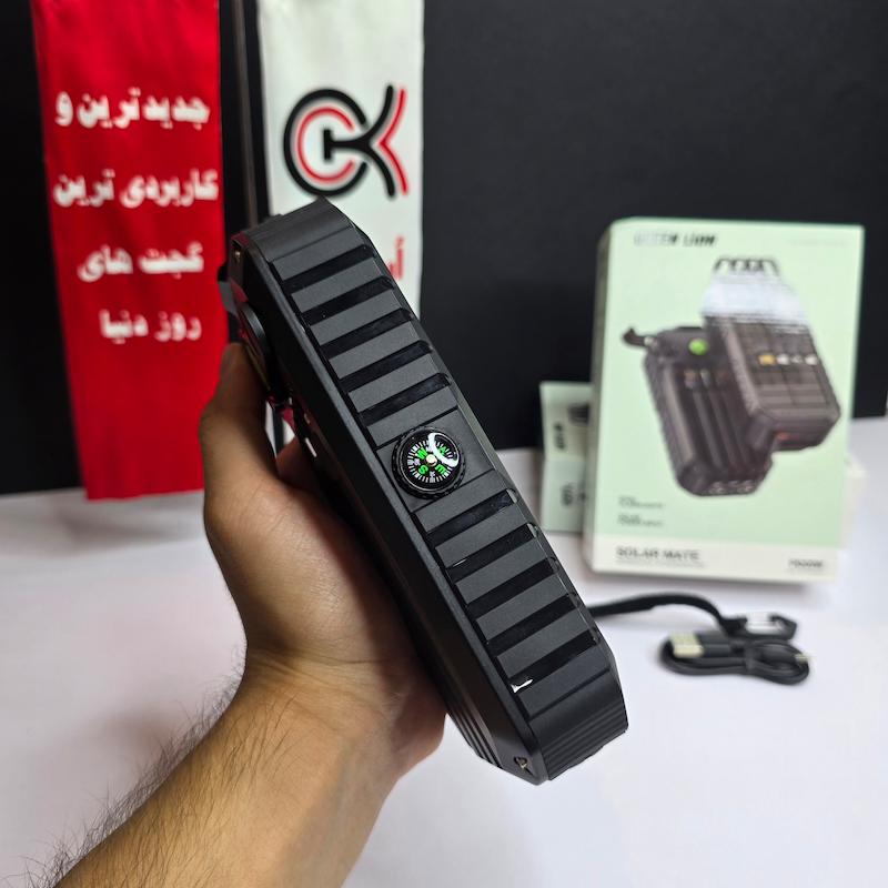 پاوربانک خورشیدی گرین لاین مدل solar mate ظرفیت 20,000 میلی آمپر ساعت