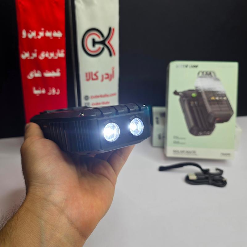 پاوربانک خورشیدی گرین لاین مدل solar mate ظرفیت 20,000 میلی آمپر ساعت