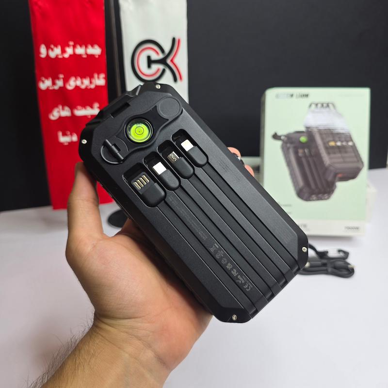 پاوربانک خورشیدی گرین لاین مدل solar mate ظرفیت 20,000 میلی آمپر ساعت